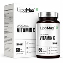 LipoMax Liposomal Vitamin C Capsules 1000mg | High Absorption Vit C Supplement For Immunity, Skin & Antioxidant Support | Gentle On Stomach - 60 Veg Capsules
