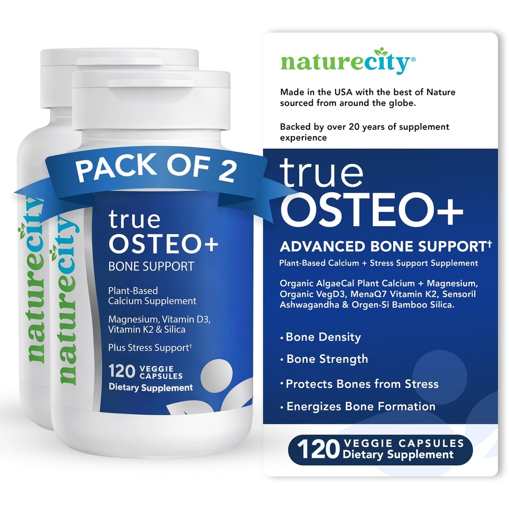 NatureCity True-Osteo+ Bone Ondersteuning met Ashwagandha 