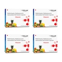 Zeelab Vitazem, Multivitamin, Multimineral and Antioxidant - 10 Soft Gelatin Capsules (Pack of 4) | Non-Veg