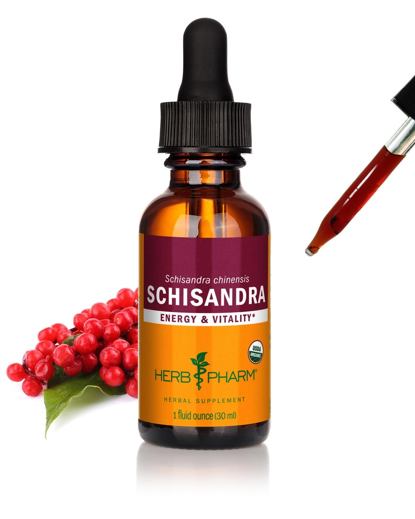 Herb Pharm Certified Biologische Schisandra Berry Liquid Extract - 1 Ounce
