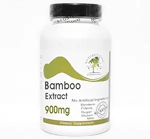 Bamboe Extract 900mg ~ 90 Capsules - Geen additieven ~ Naturetitie Supplementen