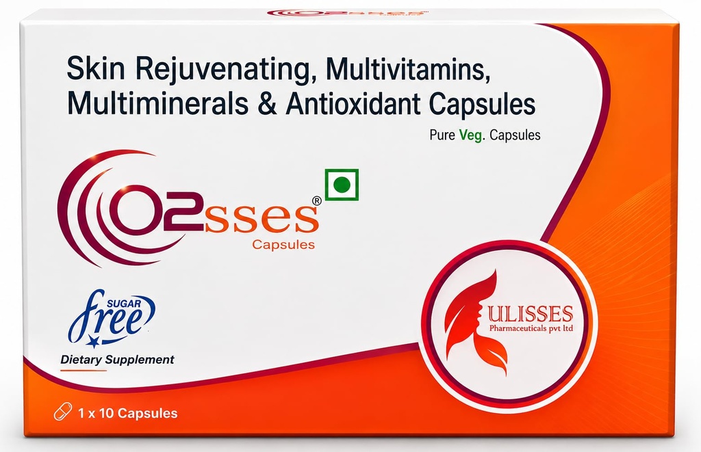 O2sses Multiminerals & Antioxidant Capsules 10 Capsules