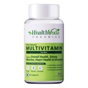 Health Veda Organics Multivitamin for Men | 60 Veg Tablets | Energy, Stamina & Immunity Support | Daily Wellness & Overall Health Supplement