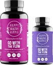 Happy Healthy Hippie Ga met de Flow Menopauze Ondersteuning & Ga met de Flow Hormone Balance voor vrouwen (180ct)