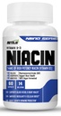 NutriJa Niacin Vitamin B-3 14mg | For Vascularity & Increase Cellular Energy- 60 Capsules