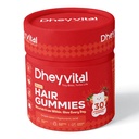 Biotin Gummies for Hair, Skin & Nails — With Zinc, Folic Acid & Vitamins A, C, D, E | Strawberry | 30 Gummies