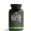 Nutrasium Plant Based Biotin, Collagen Booster, Keratin Builder with Amino Acid and Minerals | For Hair, Skin & Nail Radiance | Hair Vitamin (Biotin Collagen Booster Blend- 60 Tablets)