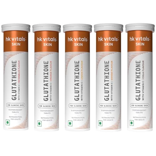 hk vitals Glutathione, 5 x 15 Effervescent Tablets