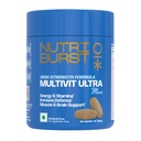 Multivit Ultra Tablets for Men | High Strength US Formula | Immunity, Muscle & Brain Support | 60+ Premium Nutrients | Veg Supplement | 60 Tablets