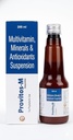 Provitos-M Multivitamin & Multimineral Suspension | Antioxidant Daily Health Tonic for Energy, Immunity & Vitality | For Men & Women | 200 ml