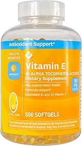 Membres marquent la vitamine E 180mg, 500 Nombre