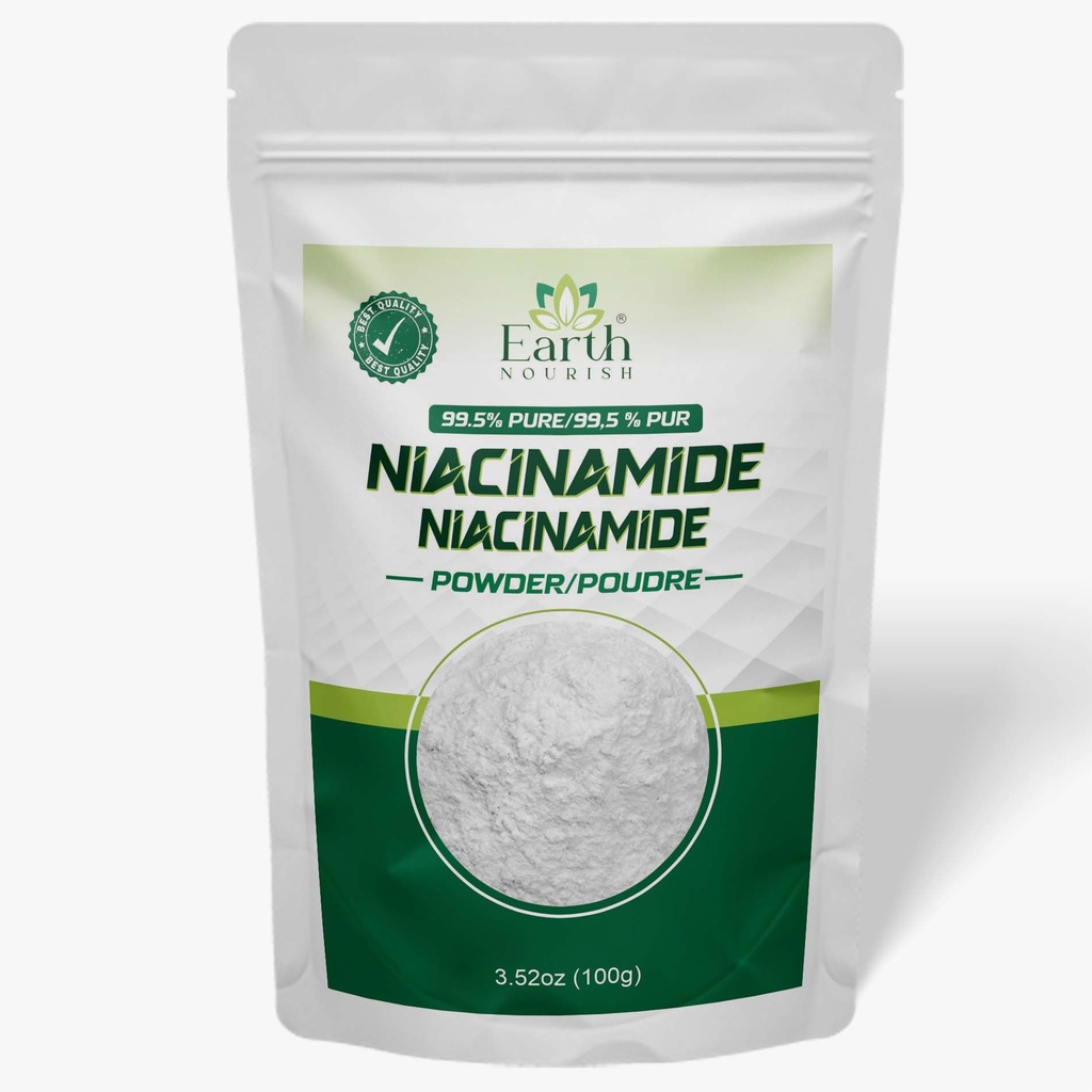Niacinamide Powder 3.52 Oz / 100g – Cosmetic-Grade Ingredient for DIY Skincare, Serums, Creams, and Formulations