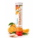 Natural Vitamin C Effervescent Tablets, 1000 mg Amla Extract with Zinc, Boosts Immunity, Orange Flavour, 20 Tablets (20 COUNT [PACK OF 1])