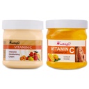 Feelhigh Vitamin C face Cream And face Gel Combo Enriched With Orange peel And Multi Fruit Extract 500ml Each Pack2