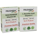 Niacinamide and Ascorbic Powder (Vitamin B3 & Vitamin C) DIY Skin Care for making Soap, Serum, Cream, Face wash Brightening, Anti-Aging, Even Tone 100gm each- 200gm