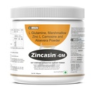 Zincasin -GM (LeeWell) L-GLUTAMINE Pure Powder for Gut health, Zinc carnosine, Aloe Vera, Marshmallow | Gut Lining Repair Support | Support Gut Permeability, Leaky Gut, Intestine Lining, Ulcer Health - 250g Powder