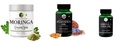 Moringa-oleifera-powder, Flax-seed-oil-vegetarian-capsules, Fish-oil-capsules Combo | Convenient Nutrition & Wellness Routine | Multi-Product Pack