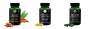 Haldi-oil-vegetarian-capsules, Fish-oil-double-strength, Brahmi-vegetarian-capsules Combo | Convenient Nutrition & Wellness Routine | Multi-Product Pack