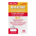 Probiotique quotidien acide avec Bacillus Coagulans, 50 Compte, supplément de digestion pour améliorer la constipation occasionnelle