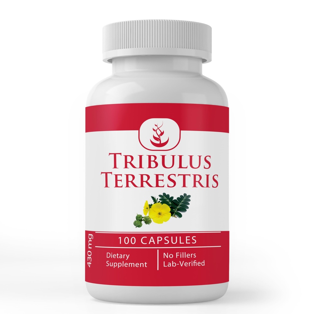 PURE ORIGINAL INGRÉDIENTS Tribulus Terrestris (100 Capsules) Toujours Pure, Pas d'additifs ou de remplissage, Lab Vérifié