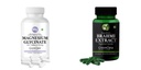 Magnesium-glycinate-forte-tablets, Brahmi-vegetarian-capsules Combo | Convenient Nutrition & Wellness Routine | Multi-Product Pack