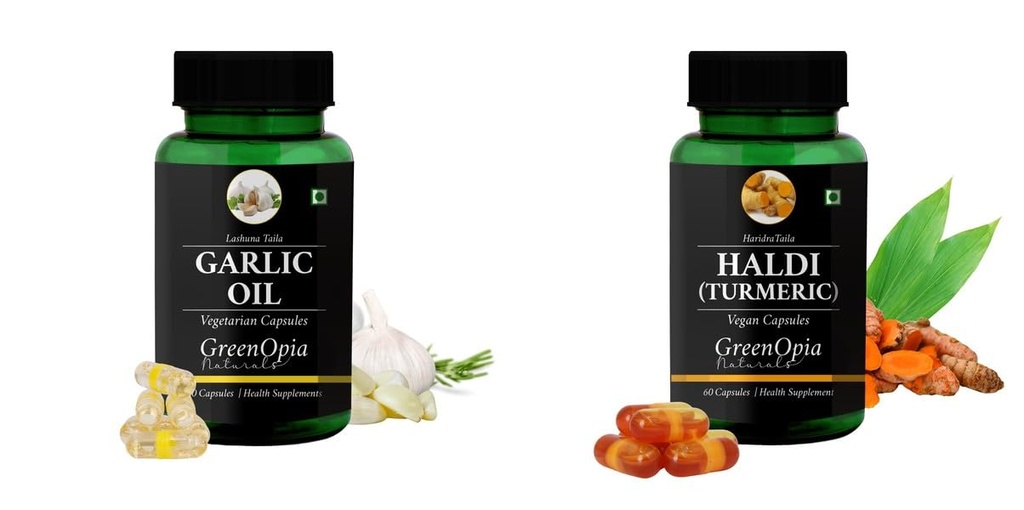 Garlic Oil Haldi Wellness Daily Vitality |60 CAPSULES