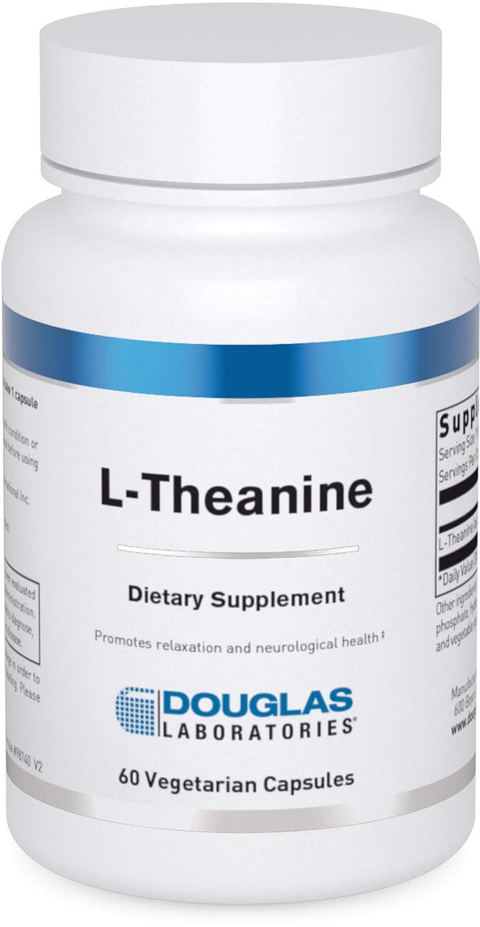 Douglas Laboratories L-Theanine Bevordert een gevoel van kalmte 60 Capsules