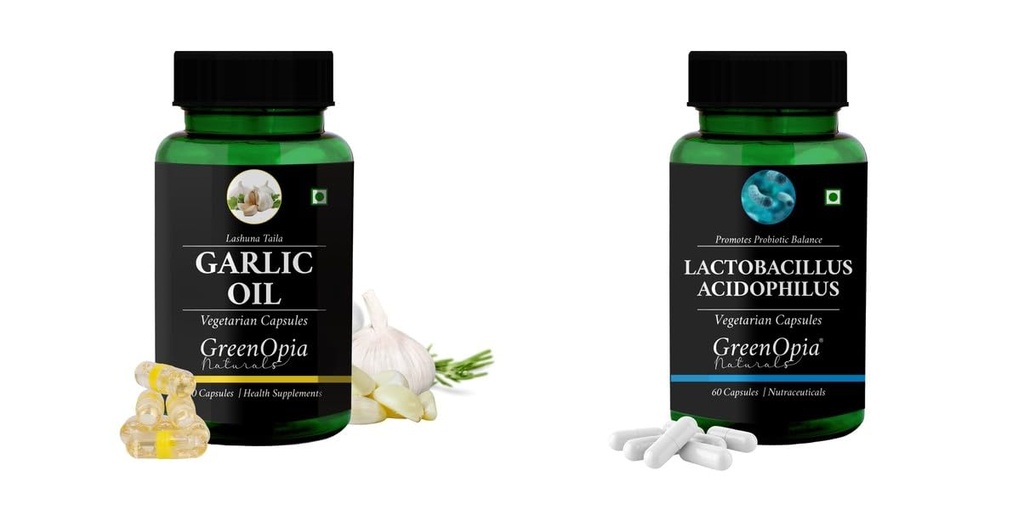 Garlic Oil Lactobacillus Wellness Daily Vitality |60 CAPSULES