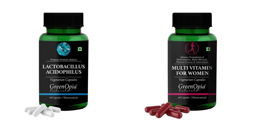 Lactobacillus Multivitamins For Women Wellness Daily Vitality |60 CAPSULES