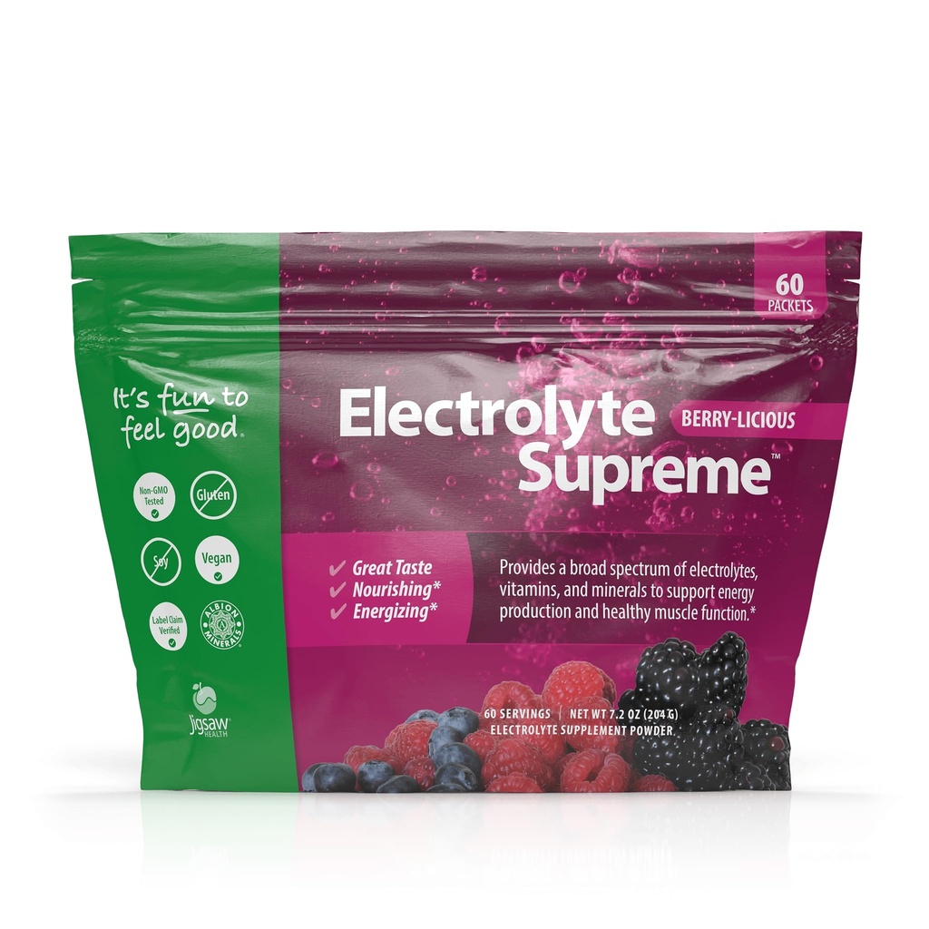 Jigsaw Health Electrolyte Supreme Broad Spectrum van Electrolytes + Trace Minerals 