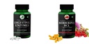 Digestive-enzymes-60-vegetarian-capsules, Berberine-hcl-vegetarian-capsules Combo | Convenient Nutrition & Wellness Routine | Multi-Product Pack