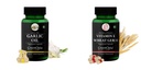Garlic Oil Vitamin E Wheat Germ Wellness Daily Vitality |60 CAPSULES
