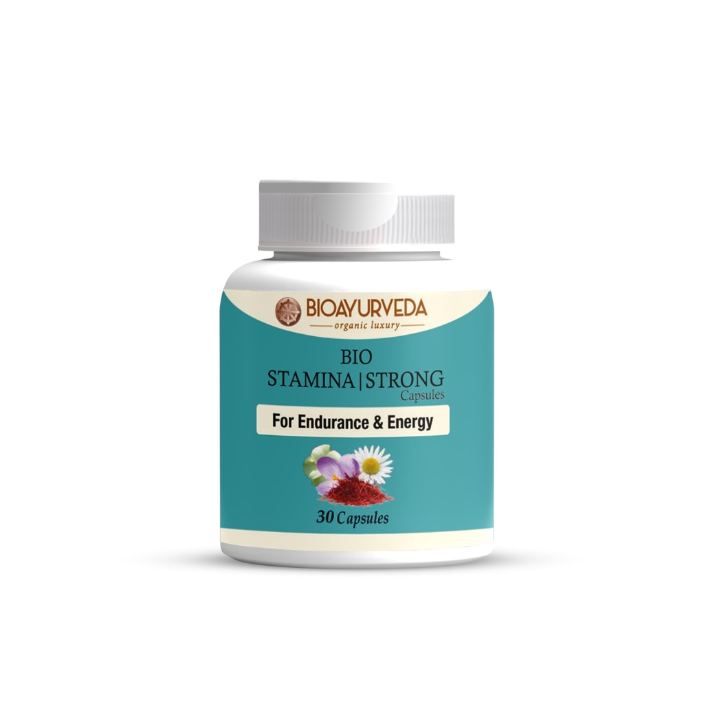 BIOAYURVEDA Bio Stamina Strong Capsule for Endurance and Energy 30 Capsules