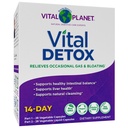 Vitale Planeet - Vitale Detox met melkdistel, quercetine, Alpha Lipoic Acid, Choline, en kruiden, voor Occasional Gas en opgeblazen, Ondersteunt gezonde Intestinal Balance, 2-Part 14 Day Kit, 56 Capsules
