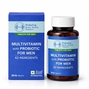 Multivitamin for Men with Probiotic | 62 Ingredients with Vitamins, Minerals & Herbal Extracts | Daily Energy, Immunity & Active Lifestyle Support | 30 Tablets