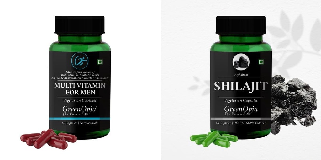 Multivitamins For Men Shilajit Wellness Daily Vitality |60 CAPSULES
