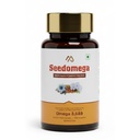 Seedomega Omega 3,6&9 Vegetarian Capsules, Natural Source of Essential Fatty Acids with Flaxseed, Sesame, Almond, Coconut & Watermelon Seed Oil, 30 Oil-Filled Nutraceutical Capsules