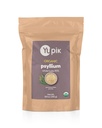 Psyllium de musc entier biologique de Yupik 8,8 Oz, 95% pureté, fibre soluble, USDA certifié, non-OGM, casher, sans gluten, sans sucre et sans gras, sans saveur, à base végétale, idéal pour la farine d'avoine et les céréales