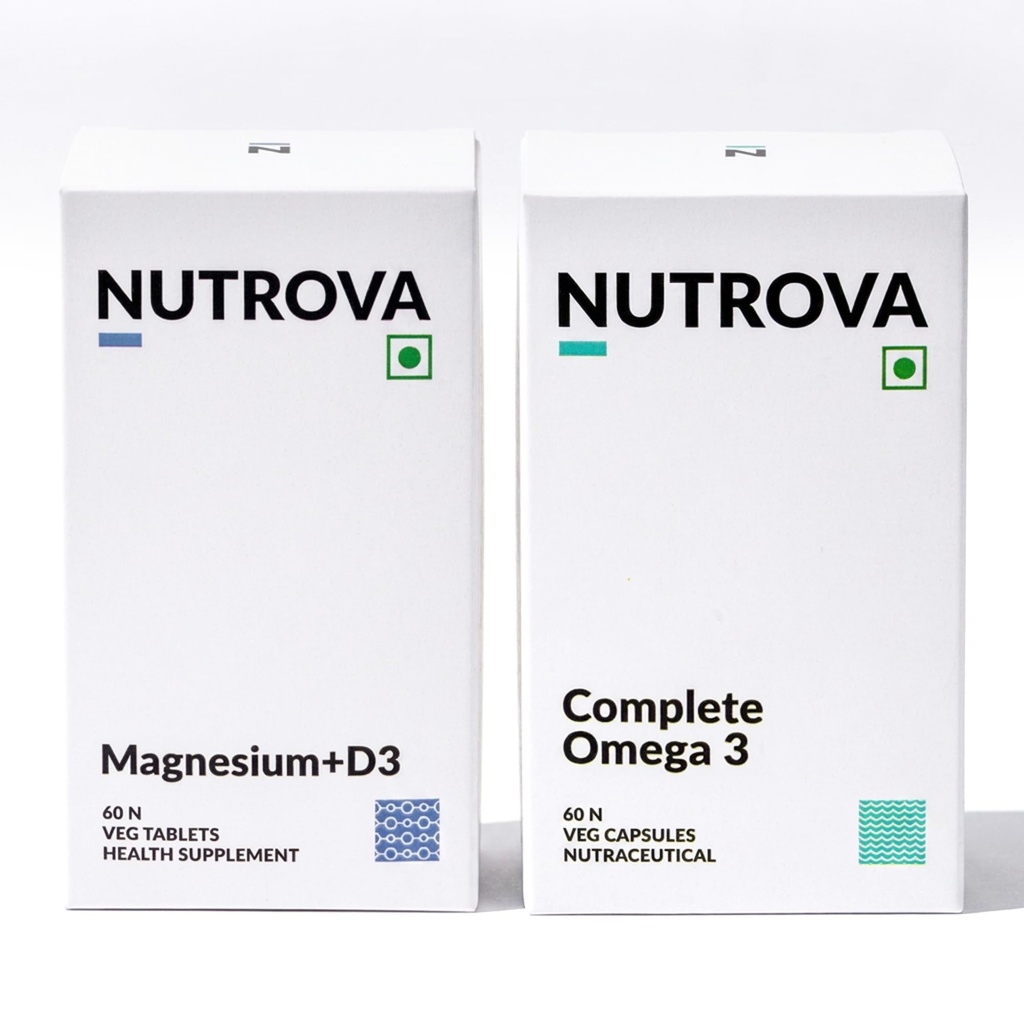 Nutrova Magnesium D3 + Nutrova Complete Omega 3 Bundle