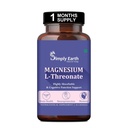 Simply Earth Magnesium L-Threonate, Supports Brain Health & Cognitive Function, Highly Bioavailable Magnesium - 30 Vegg Capsules