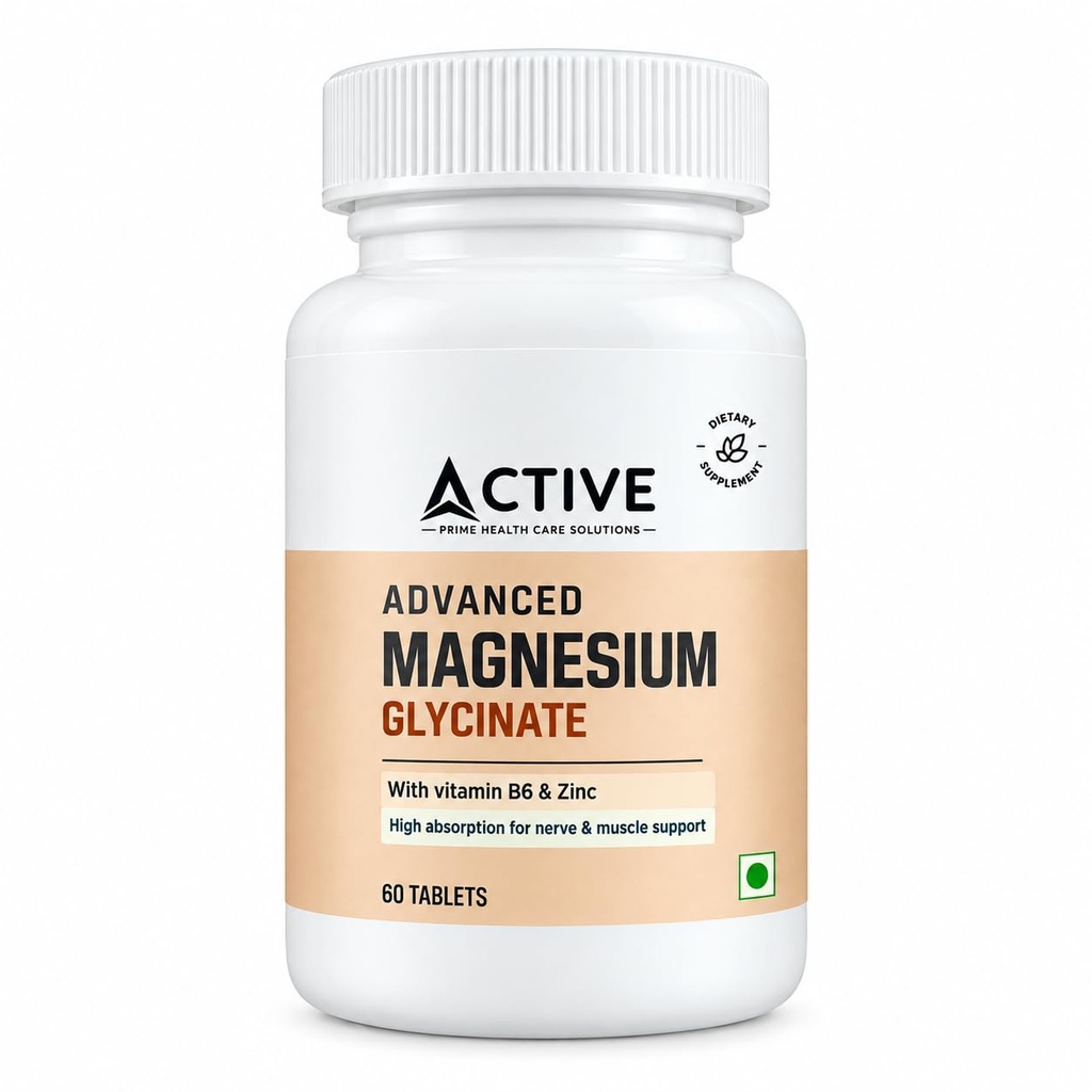 Active Advanced Magnesium Glycinate, 60 Tablets