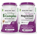HealthyHey Nutrition Vitamin B-complex 60 capsules & Magnesium Glycinate 120 capsules