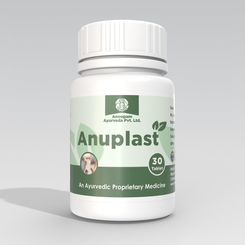 Anoopam Ayurveda Anuplast Tablet | Promotes Fracture Healing & Increases Bone Density