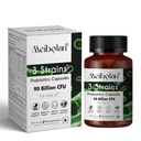 Best Probiotics Supplement 3 Strains with 90 Billion CFU For Men & Women with Prebiotics - Gut Support, Digestion, Immunity Support, Detox & Cleanse - 60 Vegetarian Capsules,Age 55+
