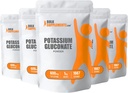 BulkSupplements.com Kalium Gluconaat Poeder - Kaliumsupplement, Mineraalsupplement - Glutenvrij, 600mg per portie, 5kg (11 lbs) (verpakking van 5)