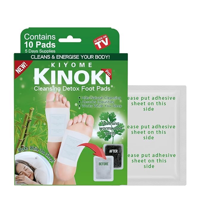 REPLEX Detox Foot Patches for Cleansing Toxin Remover for Men & Women,10 Pads Deep Cleansing Detoxify Blood Circulation Foot Pad for Detox & Relaxation- Pain Relief, Stress Relief Sleep Patch