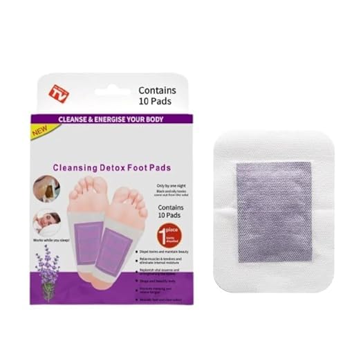 JENY Foot patch Herbal And Gentle Ingredient Detox Foot Pads, Natural Ingredients for Sleep Aid, Pain Relief, Toxin Removal with Bamboo Vinegar and Acupoint Micro-Massage Technology