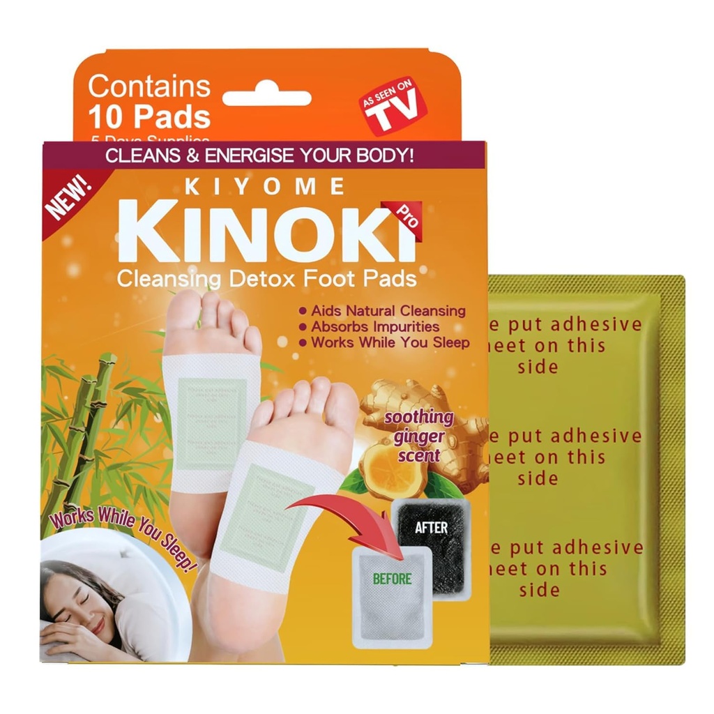 JENY Premium Detox Foot patches, Cleansing Toxin Remover Foot Pads, Pain Relief, Stress Relief Sleep Patch for Detoxification, For Men & Women Pack of 1 (10 Patches)