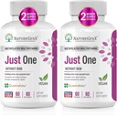 Une seule fois par jour, multivitamine méthylée au méthyl B12, méthylfolate de quartz, supplément MTHFR pur pour les hommes et les femmes sans fer, 2 bouteilles (60 gélules de végétalien), fabrication américaine