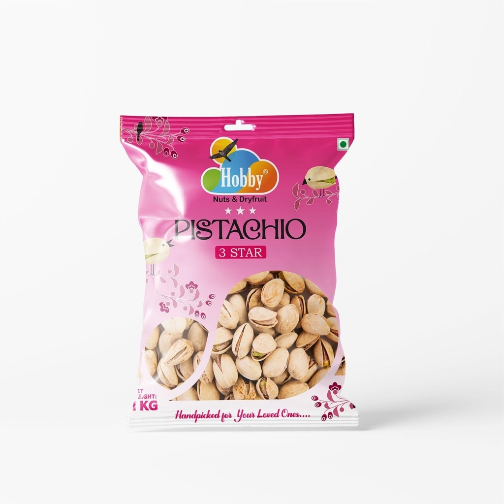 Hobby Premium 3-Star California Pistachios Whole 1kg